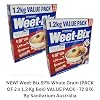 Weet-Bix Biscuits Whole Grain Cereal, Lightly Sweet Whole Grain Wheat Biscuits, Delicious as Part of Breakfasts or Snacks (2 x 1.2kg Box) From Australia