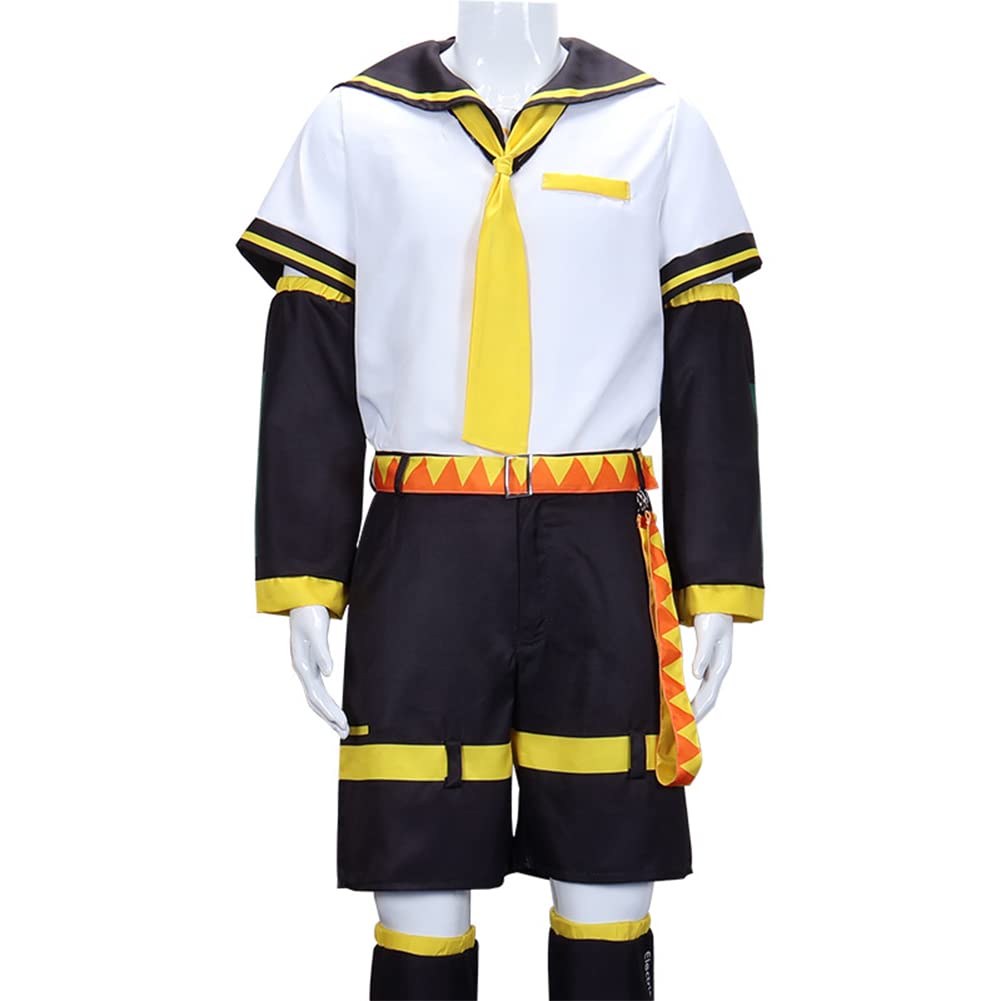Kagamin Rin/Len Costume de cosplay, tenue d'Halloween, uniforme de sailor, ensemble complet