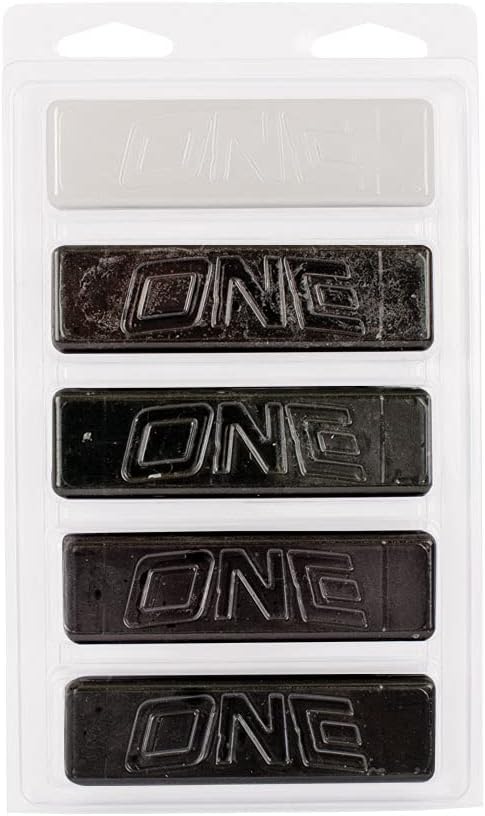 ONEBALL One Mfg X-Wax Snowboard & Ski Wax 5-Pack 225g - Includes 5-45g bars (Warm, Cool, Cold, Ice & Base Prep)