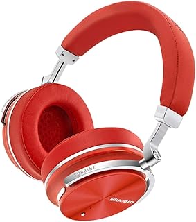 KICHOUSE Fones De Ouvido Vermelhos Fones De Ouvido Para Fones De Ouvido Estéreo Fone De Ouvido Vermelho Sobre A Orelha Fone De Ouvido Giratório Fone De Ouvido Fone De Ouvido Hifi Fones De