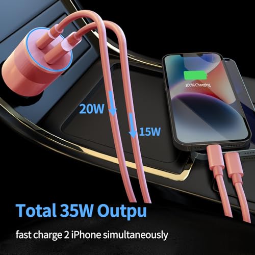 Cargador de coche rápido USB C para tus viajes diarios con iPhone 13 y 14 Pro Max 3