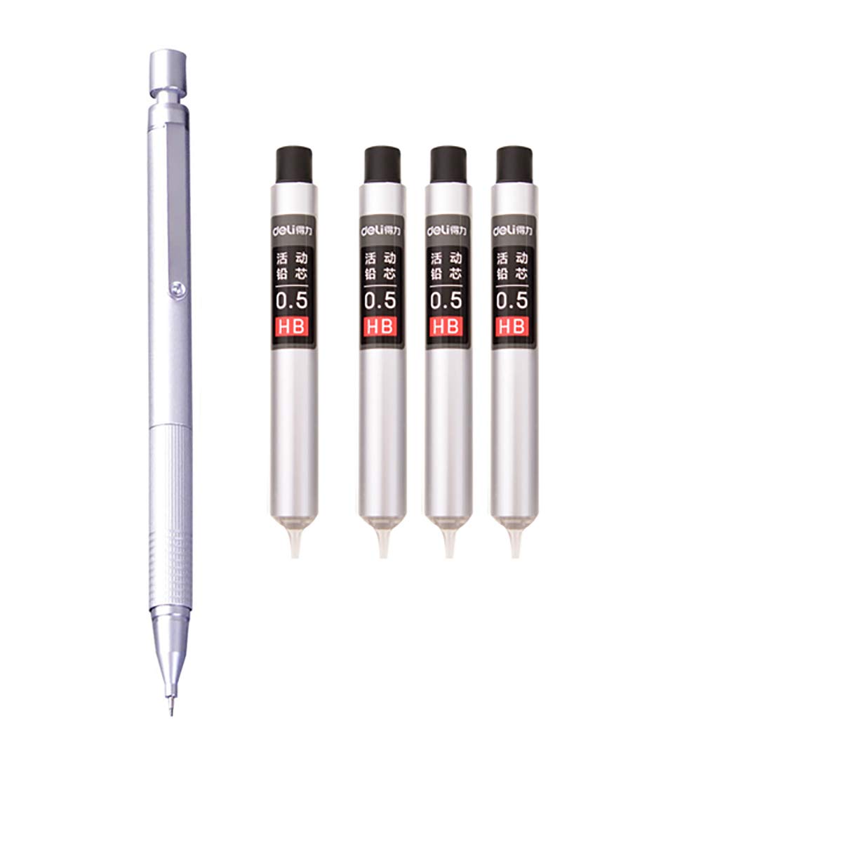 Amazon.co.jp: 0.5mm 低重心 自動 シャープペンシル メタル