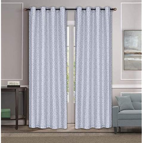 chinawh Nursery Curtains Gray Print Fashion 140X100Cm Blackout Curtains 3D Printing Polyester Fiber Curtains Living Room Bedroom Thermal Insulated Blackout Curtains Eyelet Decoration Curtains 2 Piece Cover