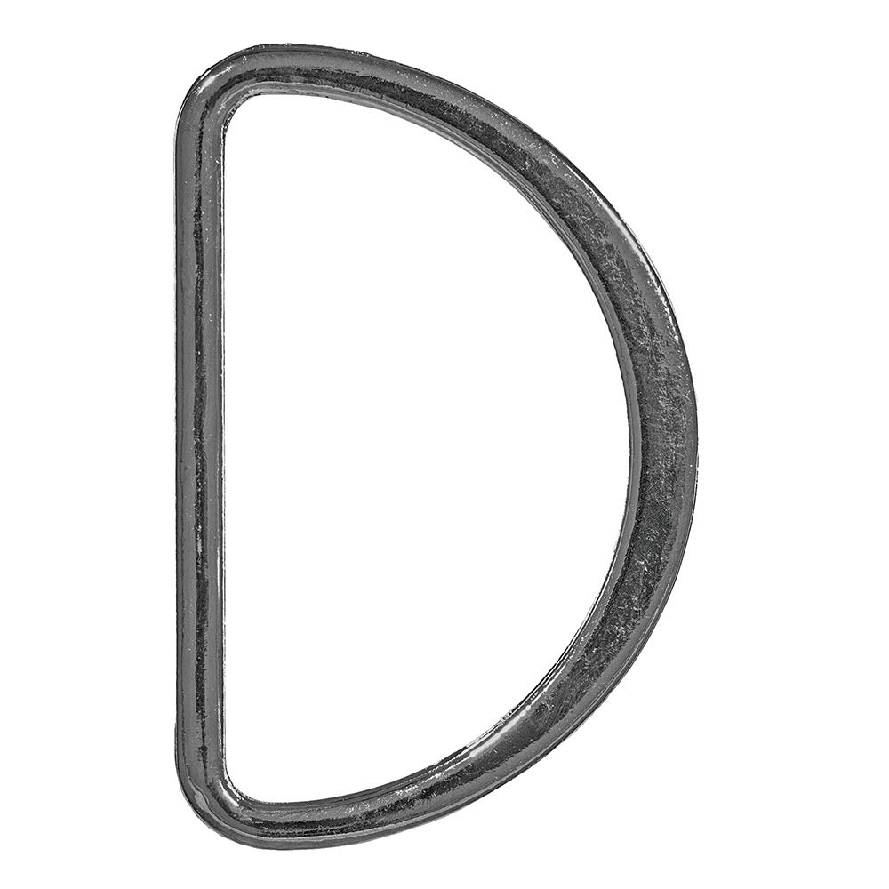 West Coast Paracord 2 Inch Silver Flat Metal D-Rings – Utility, Repairs, Tactical Gear, Camping, Hiking, and Crafting (10 Pack)