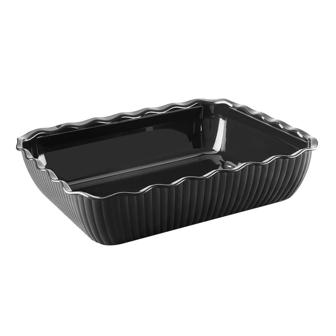 Olympia Kristallon Grand pot à salade Noir SAN, 4,25 l