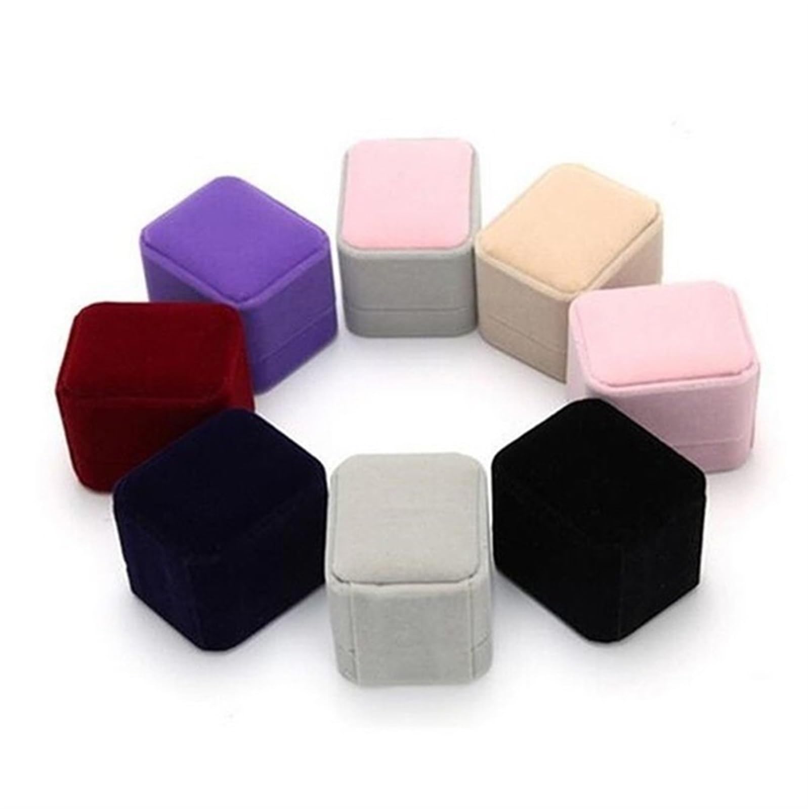 Ring Box Engagement Ring Boxearring Box Small Jewellery Organiser Boxes For(Mix color)