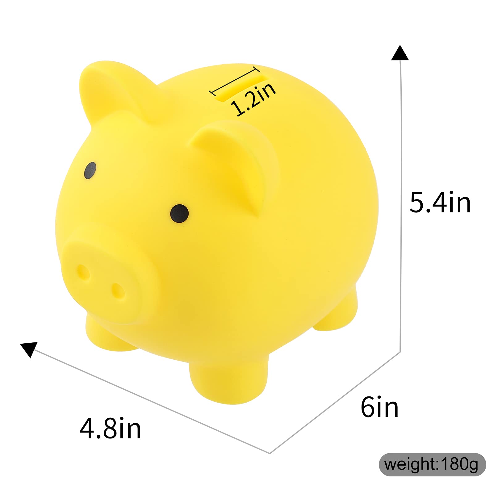 貯金箱 Amazon.co.jp: 3ピース 6 x 4.8 x 5.4インチ かわいい