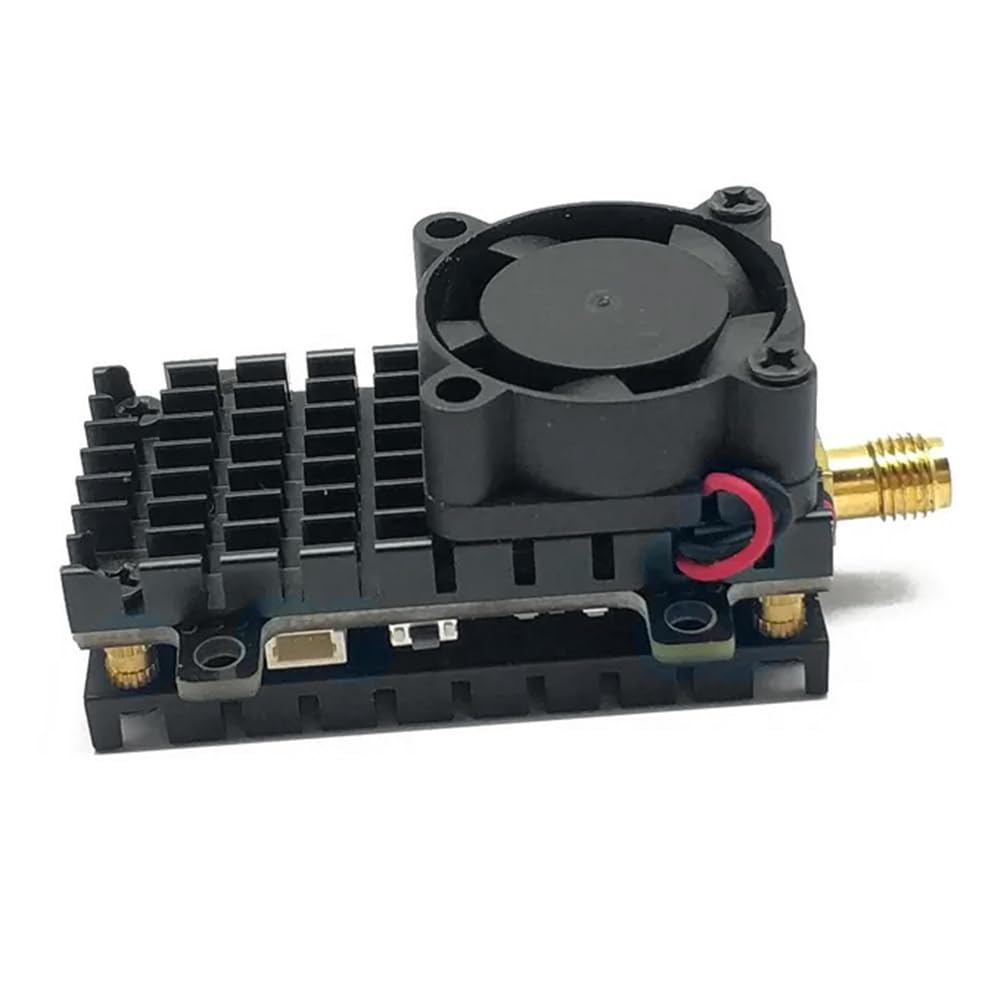 Trasmettitore Wireless FPV 2W 2000MW 48CH + Ricevitore + Cam 1000TVL 5.8Ghz Nero per Drone da RC FPV