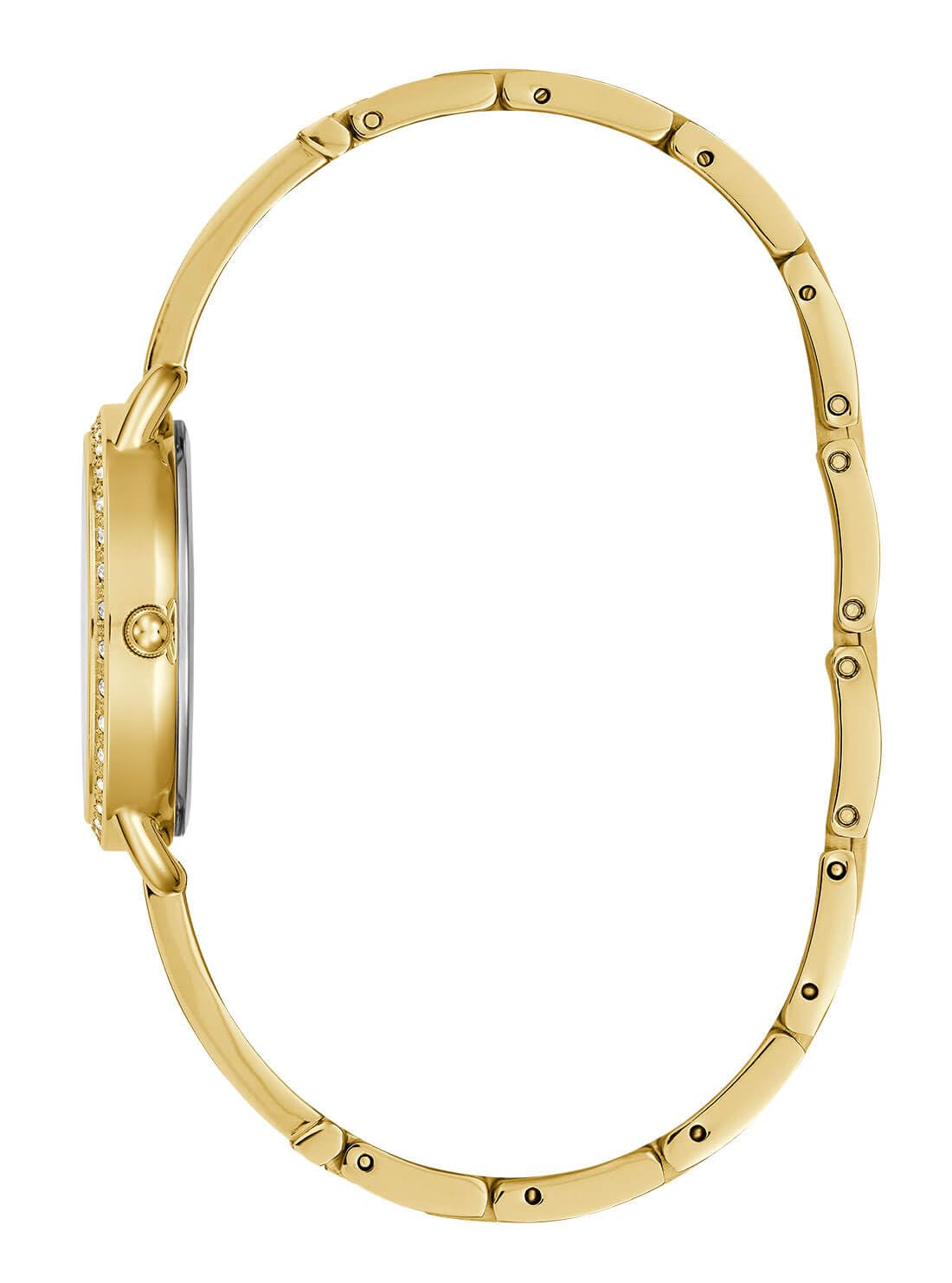 Guess 30MM Crystal Bangle Watch, Silver, One Size