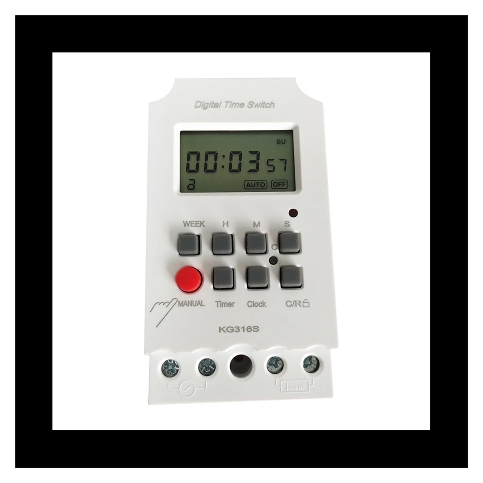 ZERVA 2 uds 220VAC 25A Digital 1 Segundo Interruptor de Temporizador, Interruptor de Temporizador de energía programable electrónico automático