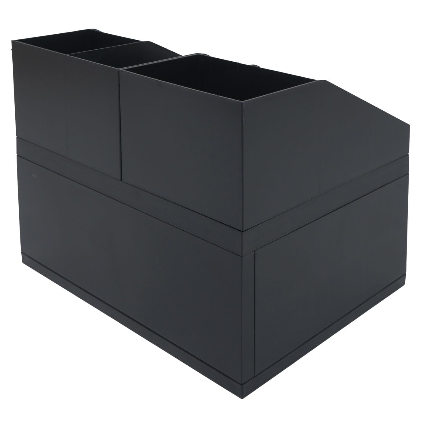 Mendler Schreibtisch Organizer HWC-Q74 29x35x26cm - schwarz