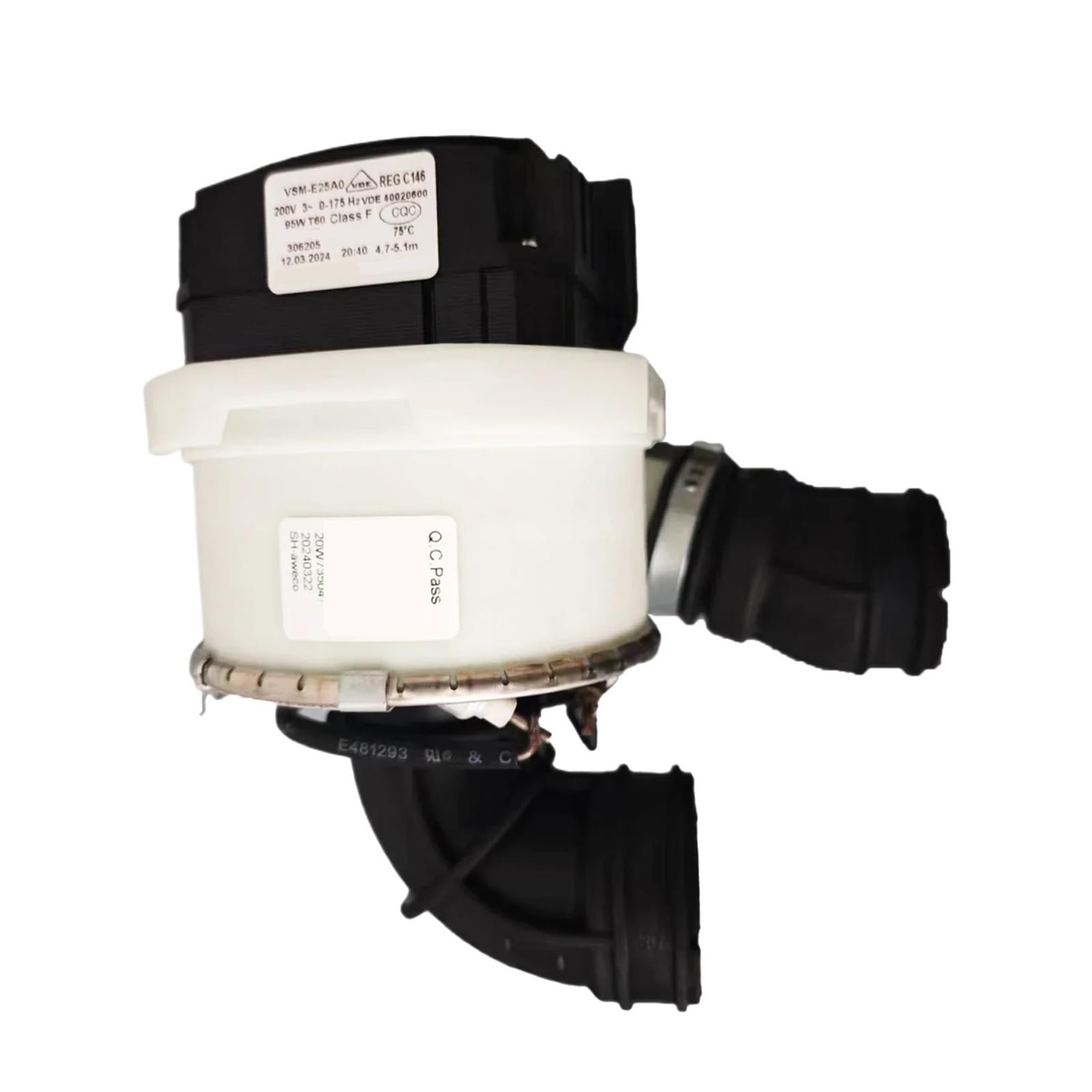Bomba de circulación BLECKMANN VSM-E25A0 con motor de alta presión para lavavajillas