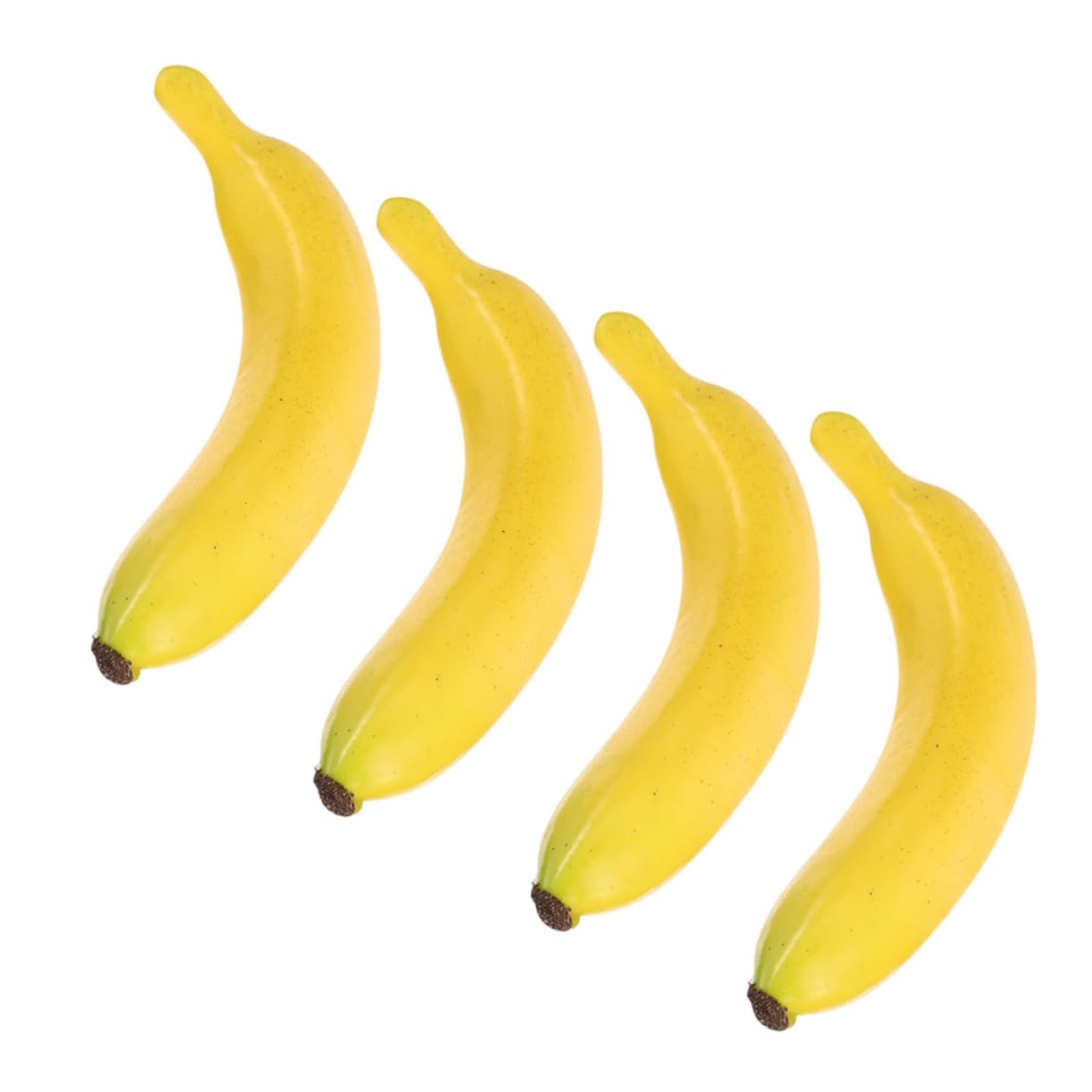 RORPOIR 4pcs Simulated Banana Bananas Imitation Banana Simulated Fruit Adornment Scene Adornment Shopwindow Adornment Fruit Photography Props Layout Scene Decor Abs Decorations Artificial
