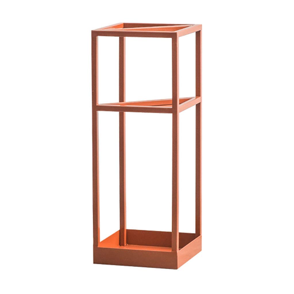 Bâtons de Marche Organisateur Métal Robuste Style Moderne avec Plateau Amovible