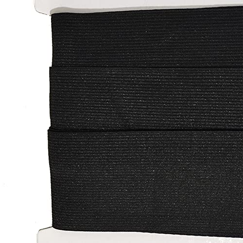 3M Sewing Elastic Tape 3 Meters x 45 mm Wide, Sewing Rubber for Clothing and Crafts Sewing Elastic, Black (332, 45 mm X 3M) - Image 2
