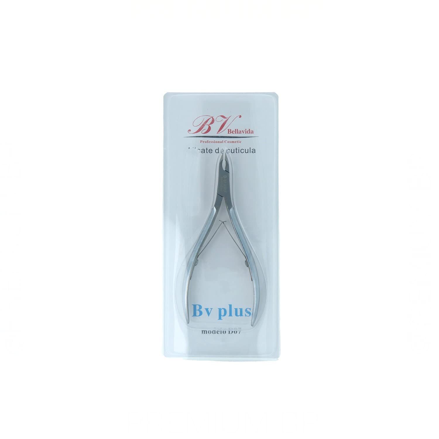 Pince à cuticules Bella Vida D07 Plus Argent - Modèle unique standard pour ongles