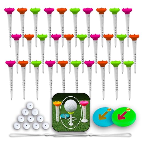 Tees de golf de 8,3 cm BIRDIE79 pour perfectionner votre swing en parcours de week-end