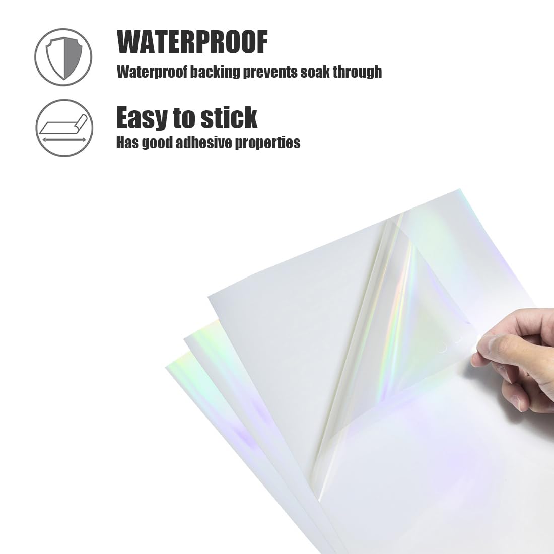 3 Fogli Di Vinile Colore Mesa Texture Fili Olografici Permanente Per Cricut Middle