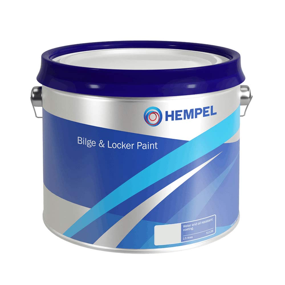 Hempel Bilge & Locker - Light Grey - 2.5L - Boat Paint for Bilge & Lockers