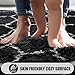 ONASAR 8x10 Area Rugs for Living Room, Fluffy Black and White Bedroom Rug, Geometric Boho Large Soft Plush Shaggy Fuzzy Floor Carpet for Nursery Kids Classroom Playroom Dorm Home Decor