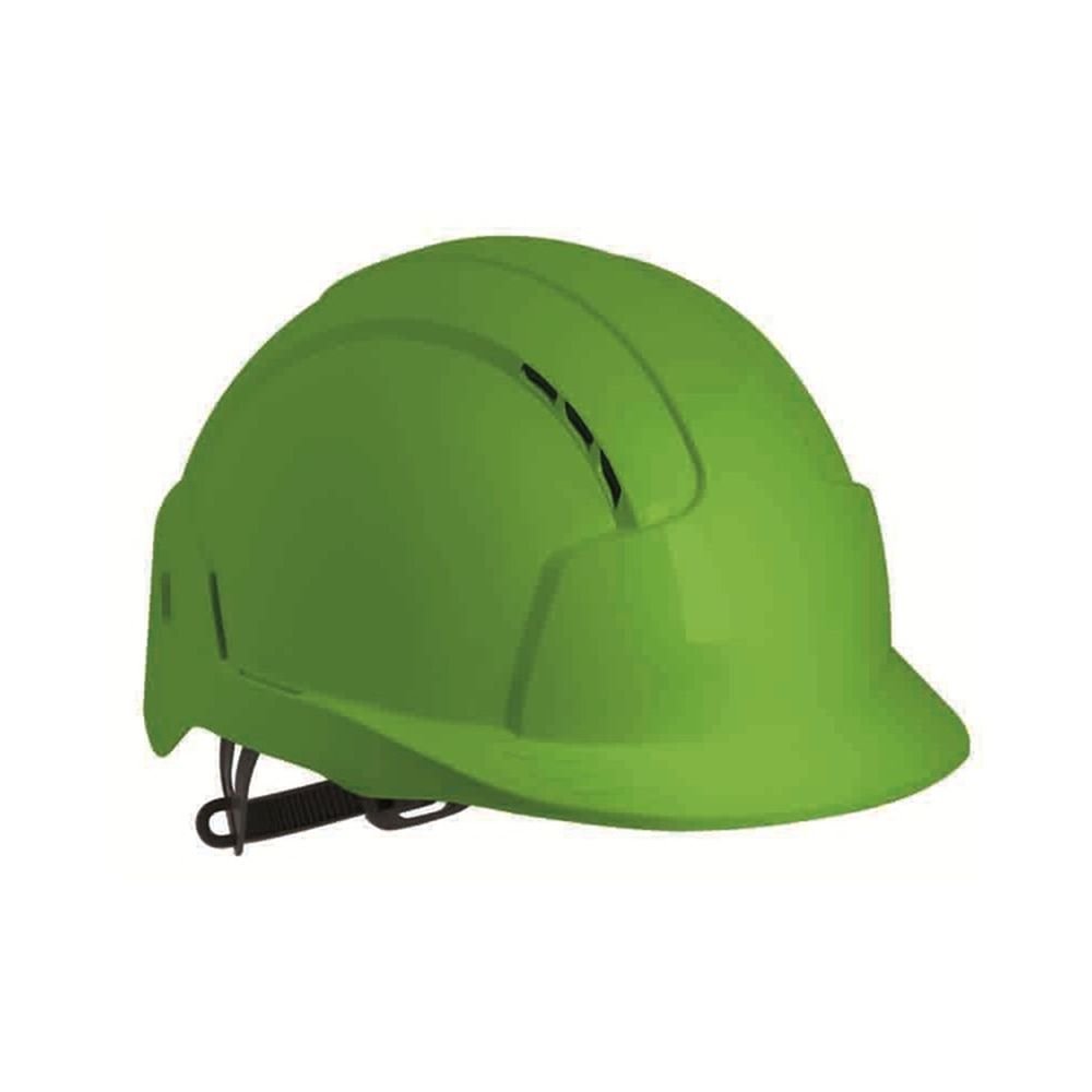 JSP - EVOLite Lightweight ABS Safety Helmet Slip Ratchet Green Vented (AJB160-000-300)