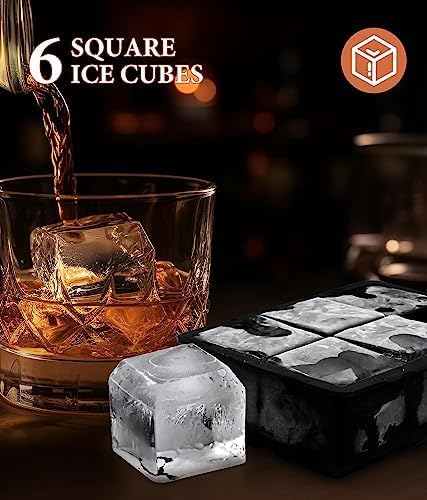 Moldes de hielo de silicona con tapa set 3 piezas miniatura 5