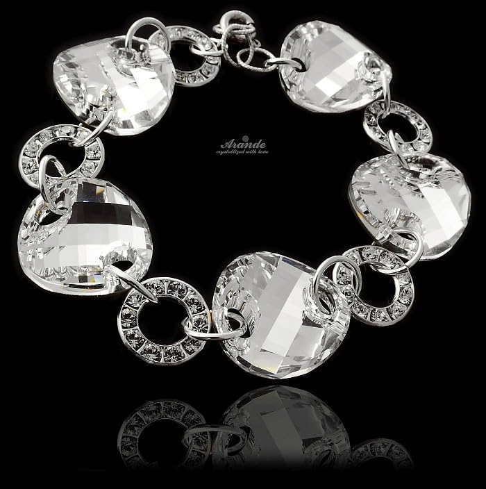 Bracelet argent 925 Comet et cristaux originaux avec certificat d'authenticité - 2