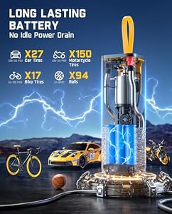 Fanttik X9 APEX Portable Air Compressor for Car Tires, 35s Fast Inflation — photo 4 of 6
