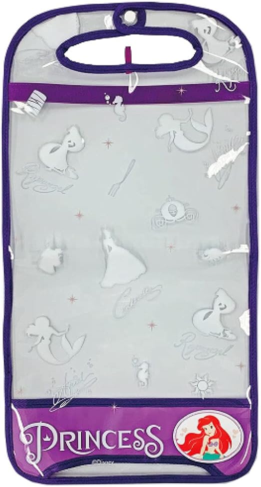 Amazon Co Jp ヒラ商 ランドセルカバー 透明 かわいい キャラクター ディズニー プリンセス パープル St Rsc 02 シューズ バッグ