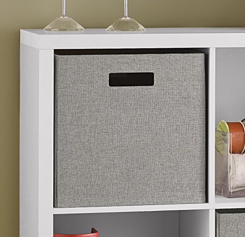 Closetmaid 7116 Decorative Fabric Storage Bin, Gray #TOP1