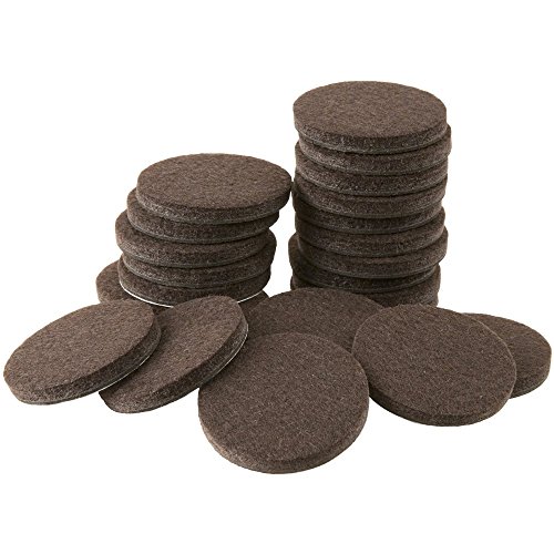 softtouch 1 1/2' Round Heavy Duty Felt Furniture Pads...