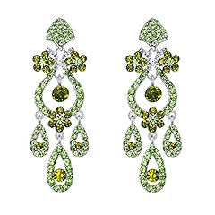 1-Pierced_Green Silver-Tone