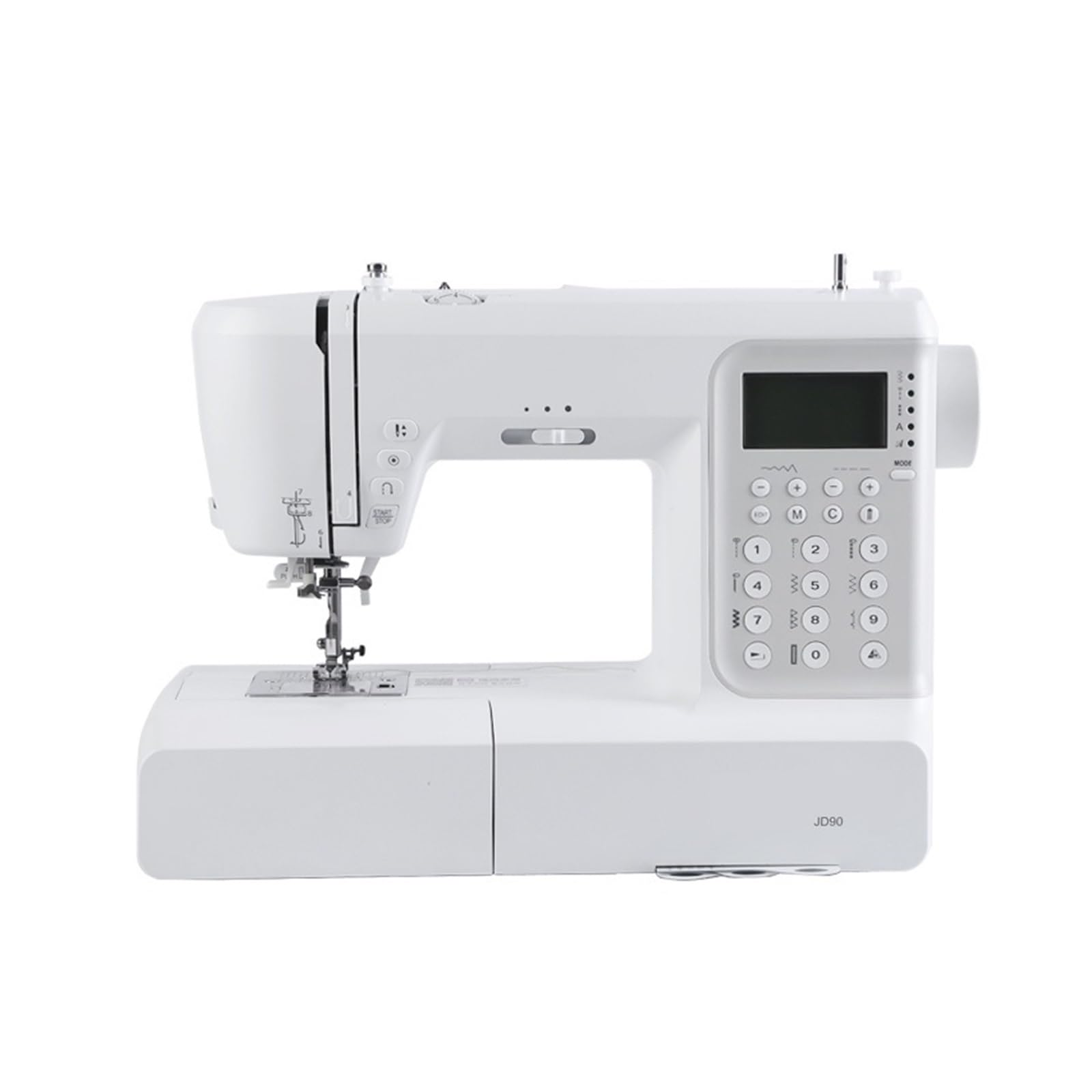 Macchine da cucire elettroniche Macchina Da Cucire Elettronica For Uso Domestico Jd6090 Carrello For Abbigliamento Elettrico Multifunzione Da Tavolo Con Bordo Di Blocco Automatico Per principianti(Siz