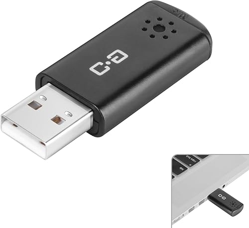 DUNGZDUZ Micrófono USB para portátil y computadora de escritorio, alta sensibilidad para llamadas claras, conectar y usar, alta ganancia, portátil DUNGZDUZ Micrófono USB para portátil y computadora de escritorio, alta sensibilidad para llamadas claras, conectar y usar, alta ganancia, portátil