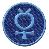 Sailor Moon- Mercury Icon Patch