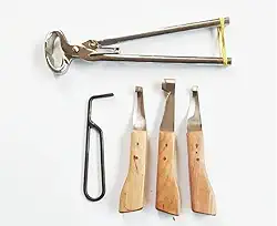 Conjunto Rinetas Casqueamento Cavalo + Torquesa Torques