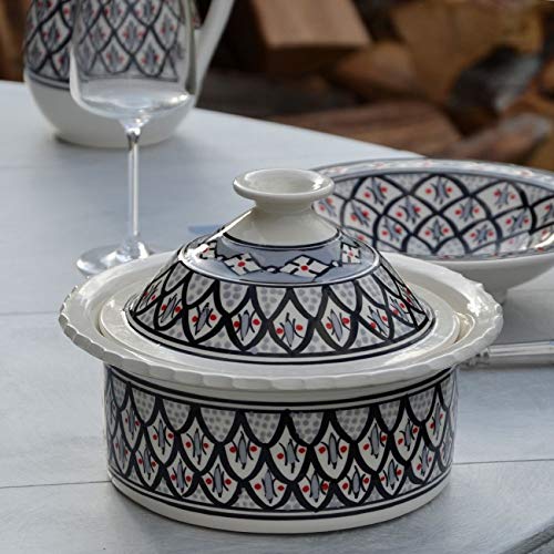 Yodeco Cazuela Querouana Bakir gris - D 25 cm