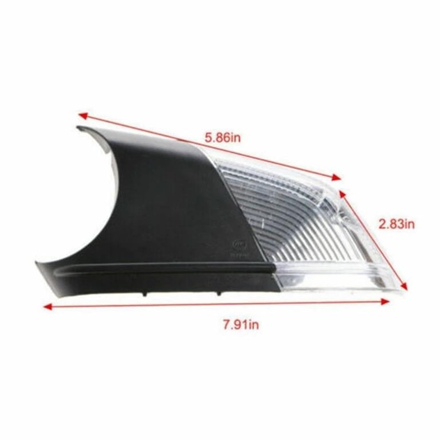 Clignotant rétroviseur Feu de clignotant LED pour rétroviseur Compatible avec VW 9N3 2005-2009 - Indicateur direction