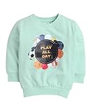 BUMZEE Mint Green Boys Full Sleeves Sweatshirt Age - 6-12 Months (Peb8654C-mgn)