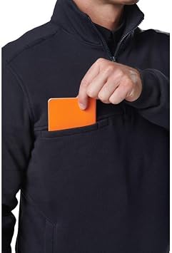 5.11 Tactical Men's Job Shirt 1/4 Zip 2.0 Water-Resistant Fleece, 100% Cotton, Style 72534ABR