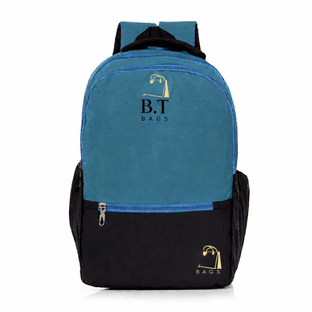 BT Bags Stylish Blue & Black Backpack for Men & Women | Lightweight Travel & School Bag | Durable Casual Laptop Backpack-image-40