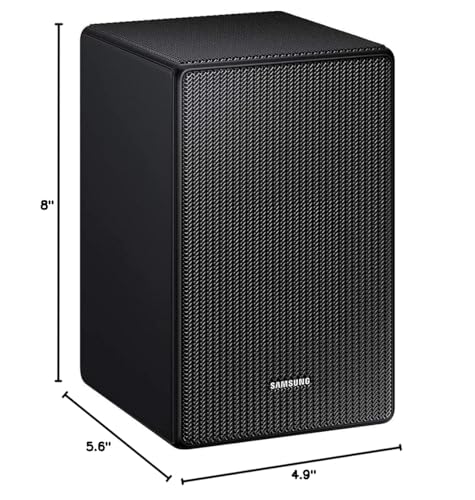 Image of SAMSUNG SWA-9500S /ZA Wireless Rear Speaker Kit with Dolby Atmos for Soundbar Surround Sound Bundle with 2 YR CPS Enhanced Protection Pack
