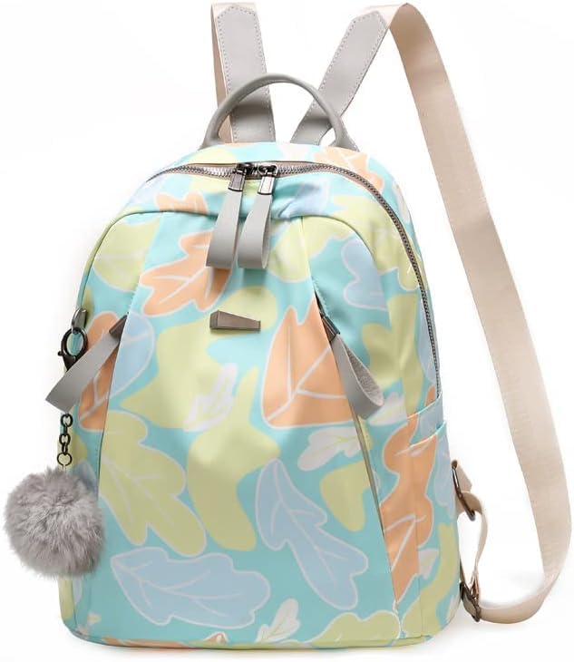 MOCA Fashionable Casual Nylon Backpack for Womens Girls M Size Multipurpose BagPack Travel, Casual, College, Office, Work, Diwali Gift Bag Women (Yellow) (B0CMMB87T5) Amazon Price History, Amazon Price Tracker