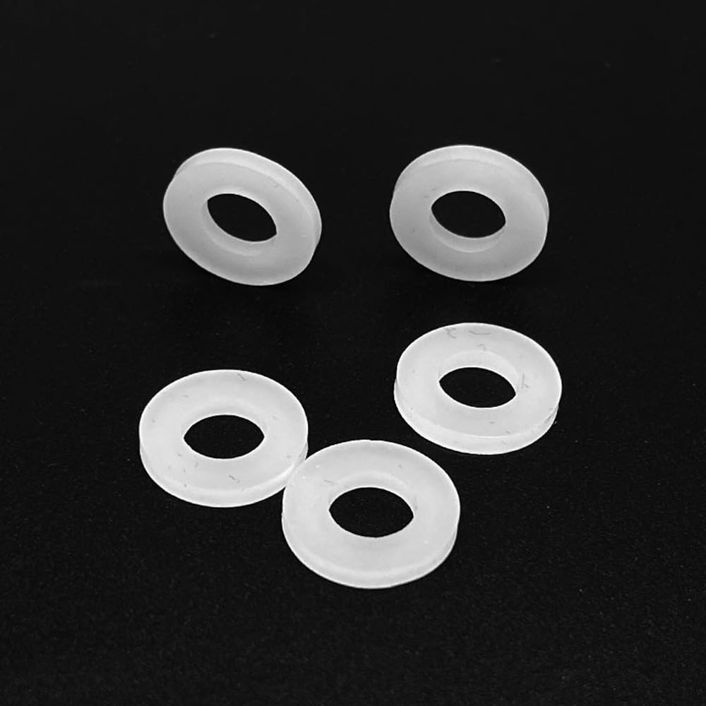 Unterlegscheiben aus Silikonkautschuk, Silikon-Unterlegscheiben 3 mm, Silikon-Flachdichtungs-Sortiment ID 10–76 mm, Silikon-Flachscheiben 18–122 mm, 10 Stück(76x122x3mm)