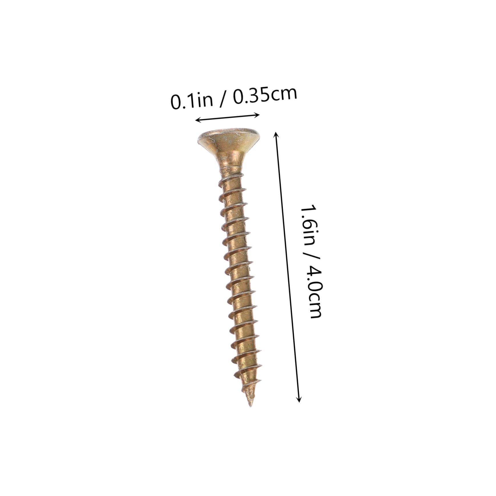 HAWILLOSCH Golden Plasterboard Anchors Kit Wall Anchor Screws Sturdy Construction