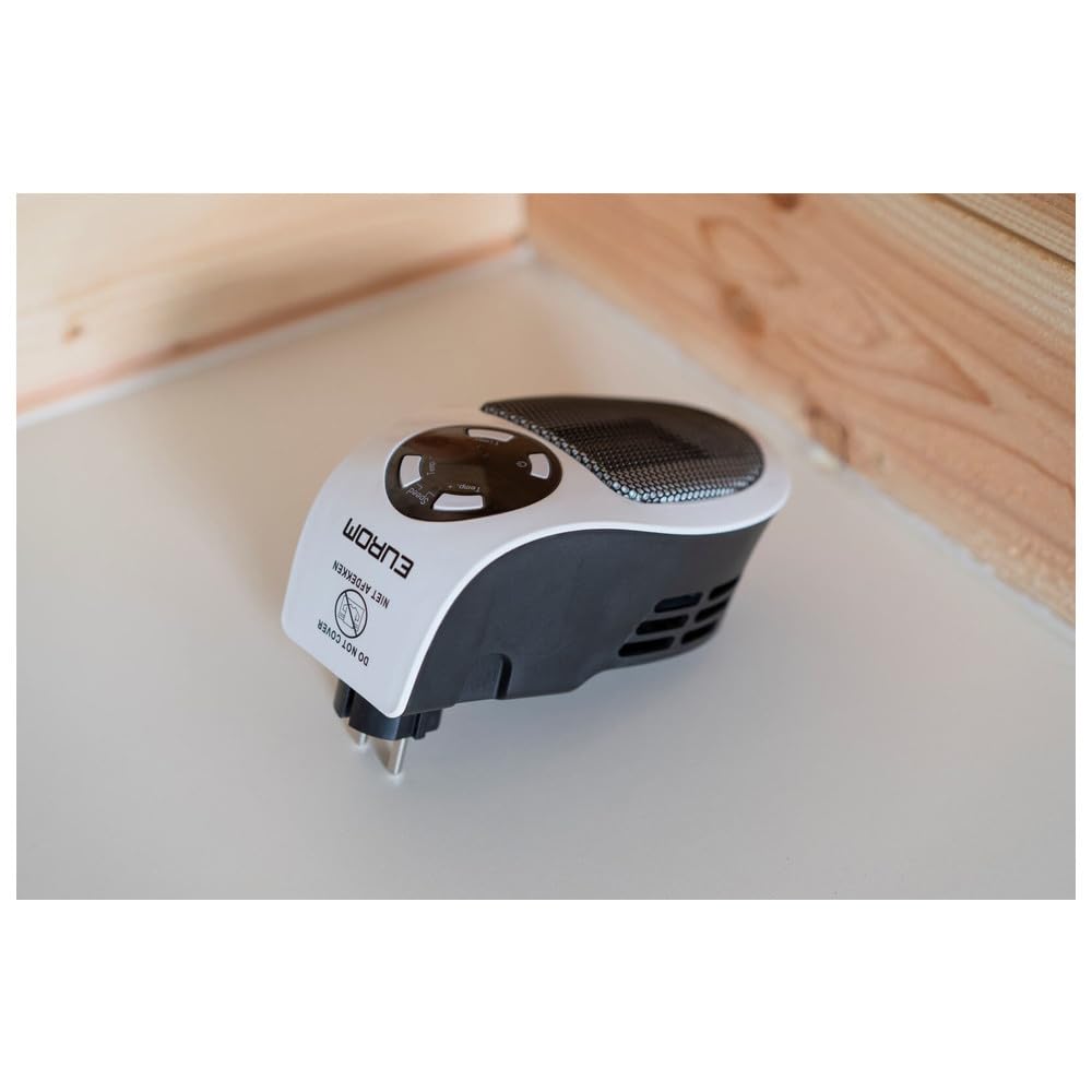 Eurom 8618519 - Calefactor de cerámica, 500 W, color blanco