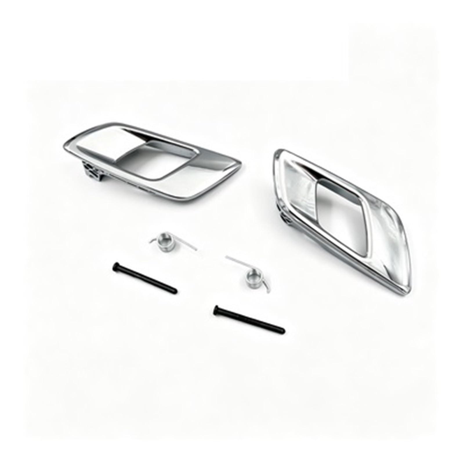Htuhbcx One Color Car Door Inner Handle For Mazda For Bt50 2012-2019 Door Inner Handle Chrome And Silver(Chrome 1 Pair)