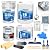 ArmorPoxy Garage Epoxy Floor Kit – Industrial Grade, 2 Part Epoxy Coating for Concrete for Garages, Basements, Workshops, Retail & Automotive Spaces -14 pcs, Covers 600 Sq Ft, Medium Gray