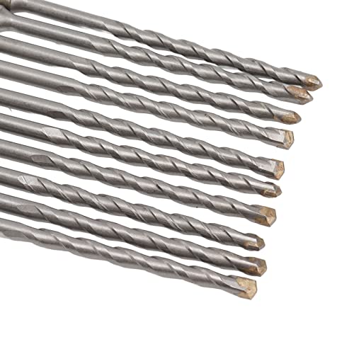 Juego de brocas para martillo con espiral de carburo de doble flauta para hormigón y piedra