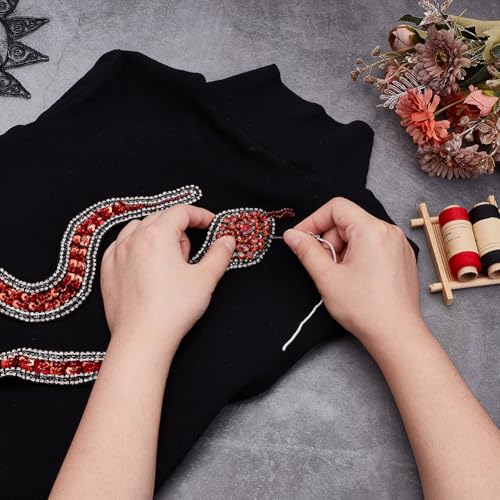 Patchs thermocollants serpent 98cm pour customisation et réparation de vêtements - 6